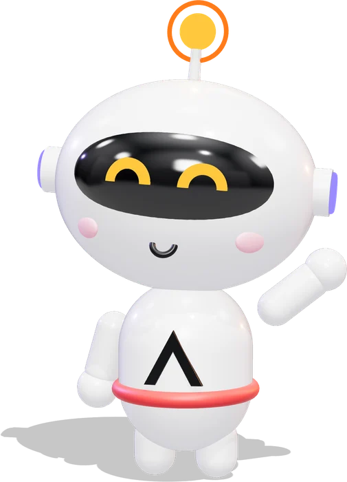 R-bot saludando